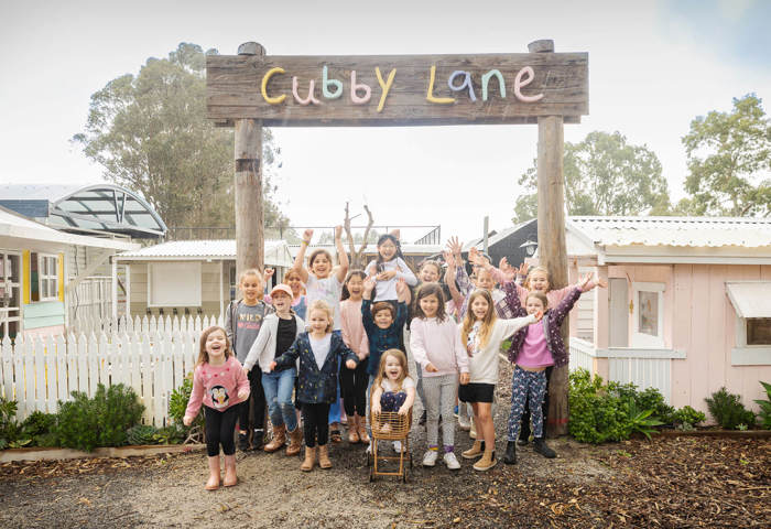 Entrance To Cubby Lane At Cubby Cafe