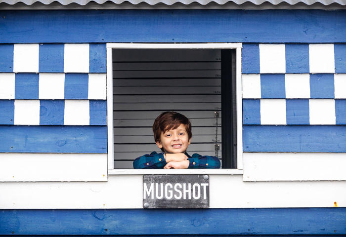 Boy In Jail Cell In Cubby Lane